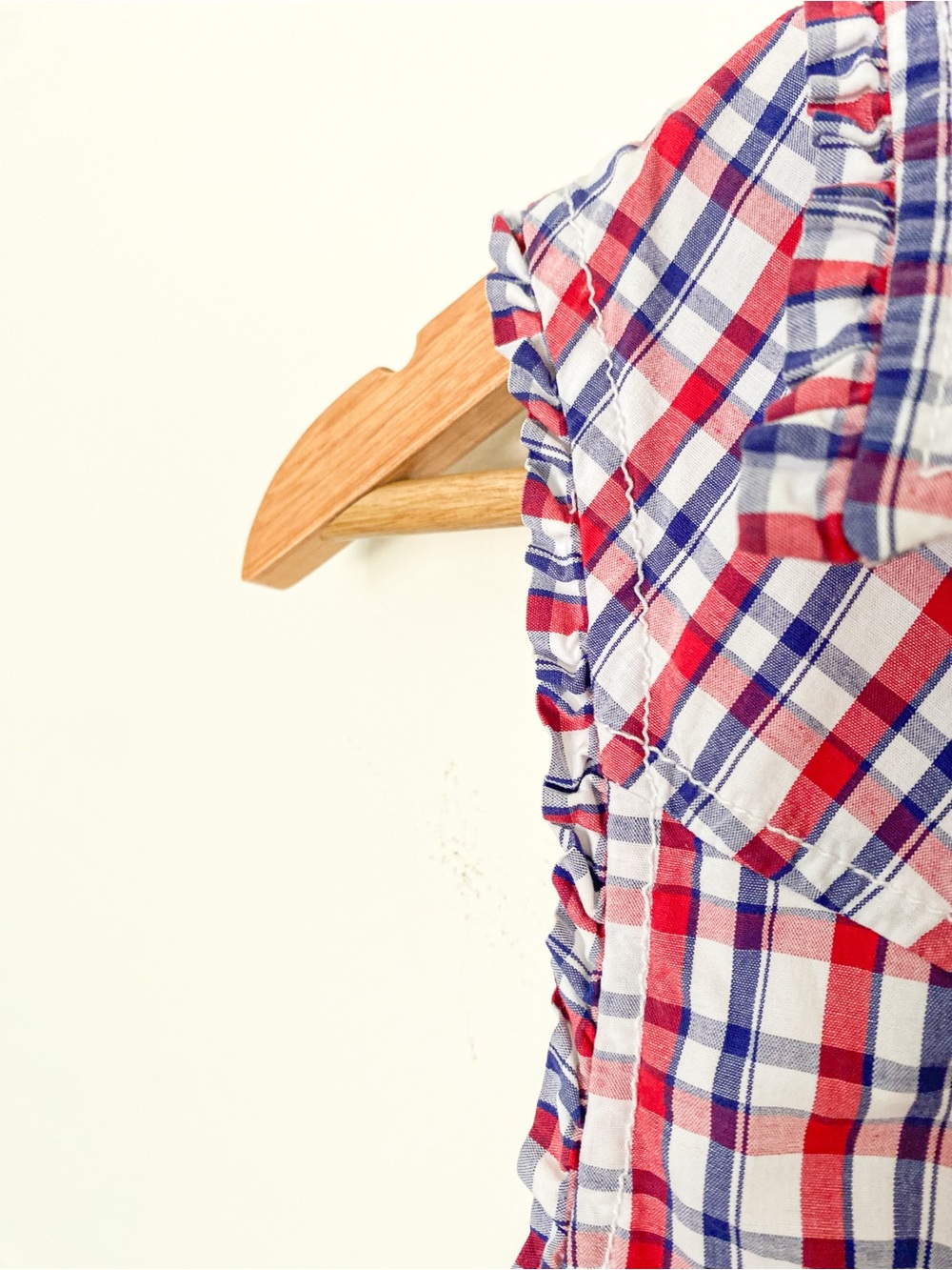 Divided | 100% Cotton | Plaid Gingham Shirt Dress | CottageCore Midi - Picture 5 of 7